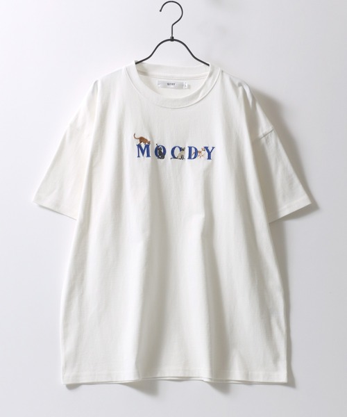 SITRY（シトリー）の「SITRY Animal ＆Ghost Embroidery T-Shirt/別注 オーバーサイズ アニマル ゴースト ワンポイント刺繍 半袖Tシャツ レディース メンズ（Tシャツ/カットソー・メンズ・ホワイト系その他2/ブラック系その他/ブラック系その他2/ブラック/ブルー/ブルー系その他2/ブルー系その他/ベージュ/ベージュ系その他2/ベージュ系その他/ホワイト系その他/ホワイト・M/XL/L）」の18枚目の写真