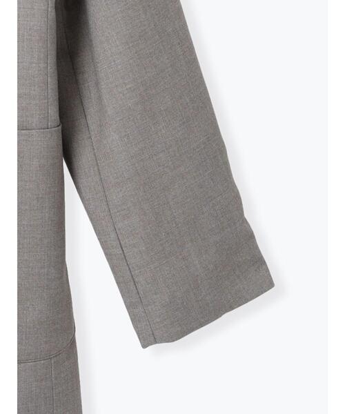 Te chichi（テチチ）の「シングルブレストテーラードジャケット（セットアップ可）《2025spring catalog item》（ノーカラージャケット・レディース・グレー/ネイビー・F）」の18枚目の写真