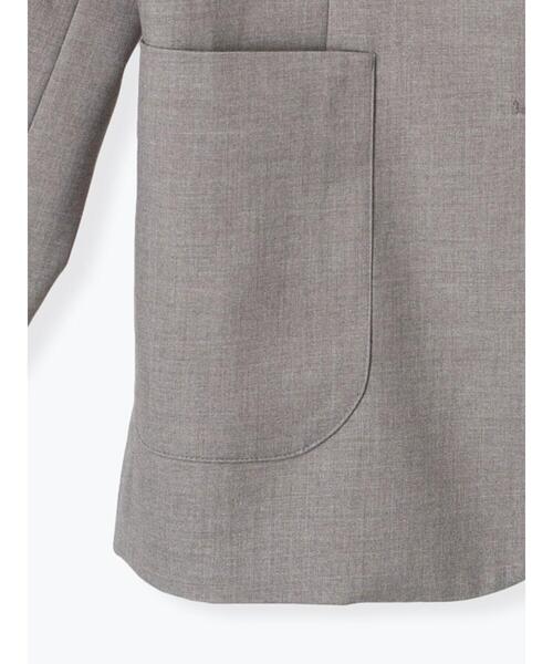 Te chichi（テチチ）の「シングルブレストテーラードジャケット（セットアップ可）《2025spring catalog item》（ノーカラージャケット・レディース・グレー/ネイビー・F）」の19枚目の写真