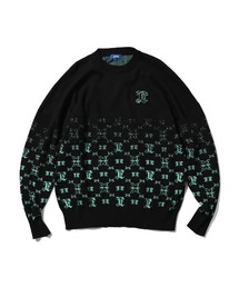 LFYT(GGtCeB[)LFYT t@CGbgyLafayettez× GCyEL REIGNz- Z[^[yMONOGRAM LF LOGO GRADATION KNIT LE240401z(jbg/Z[^[)