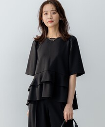 ブラウス シャツ クールタッチジャージシャツ レディース ADAM ET ROPÉ FEMME(アダム エ ロペ ファム) / クールタッチ