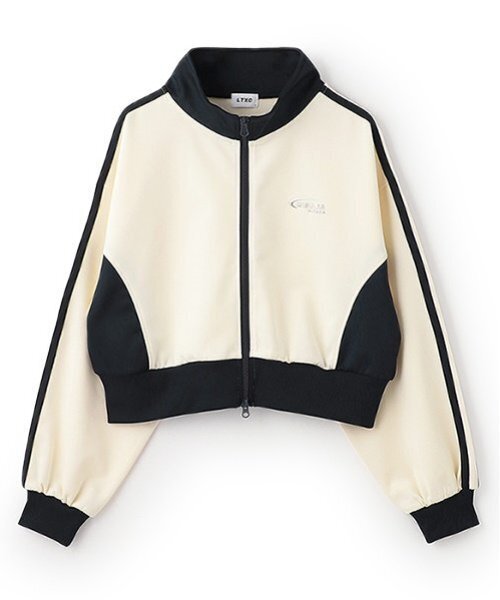 LOVETOXIC（ラブトキシック）の「【LTXC】クロップドトラックジャケット（ジャージ・キッズ・オフホワイト/ブラック/サックスブルー・L:160cm/M:150cm/S:140cm）」の13枚目の写真