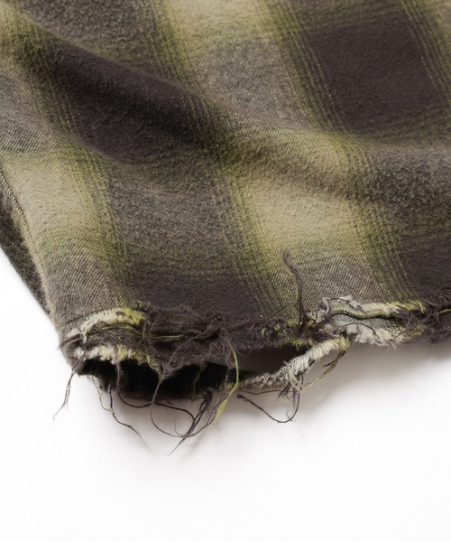 Jieda（ジエダ）の「NEL DAMAGE CHECK SHIRT（シャツ/ブラウス・メンズ・グレー/ブラウン・1/2）」の10枚目の写真