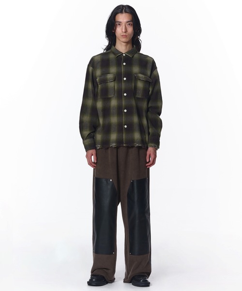 Jieda（ジエダ）の「NEL DAMAGE CHECK SHIRT（シャツ/ブラウス・メンズ・グレー/ブラウン・1/2）」の18枚目の写真