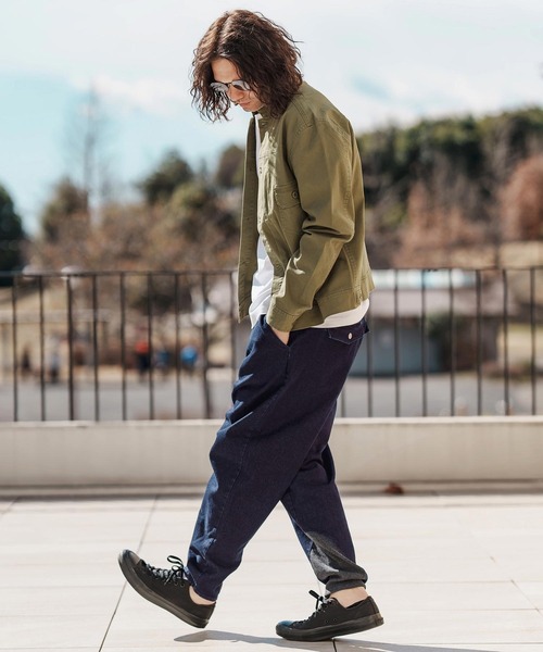 mp13377-裾リブデニムパンツ（デニムパンツ）｜CAMBIO（カンビオ）の