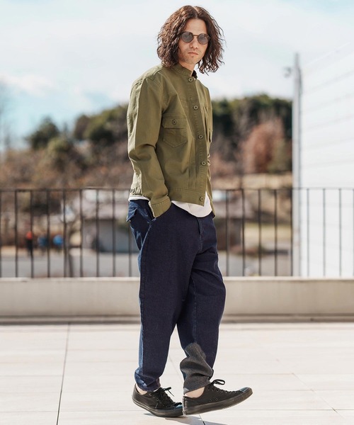 mp13377-裾リブデニムパンツ（デニムパンツ）｜CAMBIO（カンビオ）の