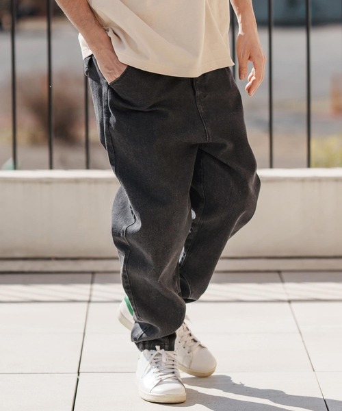 mp13377-裾リブデニムパンツ（デニムパンツ）｜CAMBIO（カンビオ）の