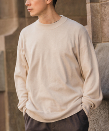 EDIFICE | E. シルク/ウール/カシミヤ ミックス モックネックニット(ニット/セーター)