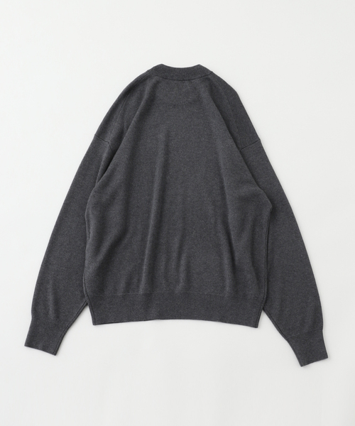 EDIFICE（エディフィス）の「E. シルク/ウール/カシミヤ ミックス モックネックニット（ニット/セーター・メンズ・ベージュ/ブルー/イエロー/チャコールグレー・LARGE/MEDIUM）」の13枚目の写真