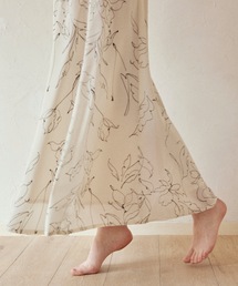 Print Flare Skirt