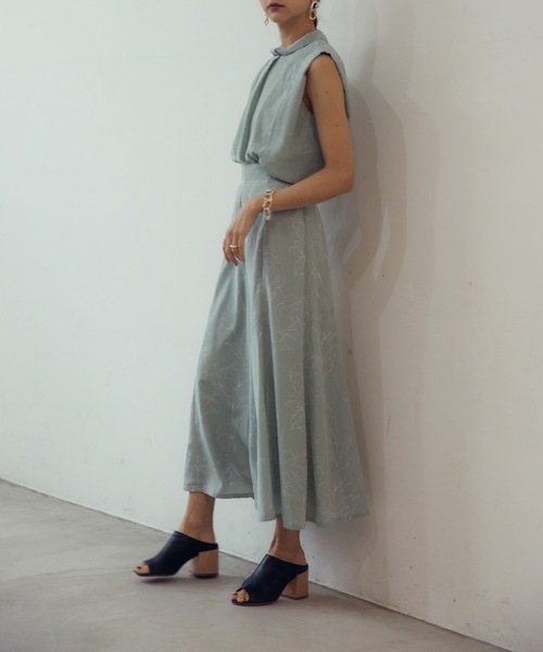 CIEL'AIR(シエルエアー)の「Print Flare Skirt(スカート・レディース・グリーン/ホワイト・LARGE/MEDIUM)」の10枚目の写真