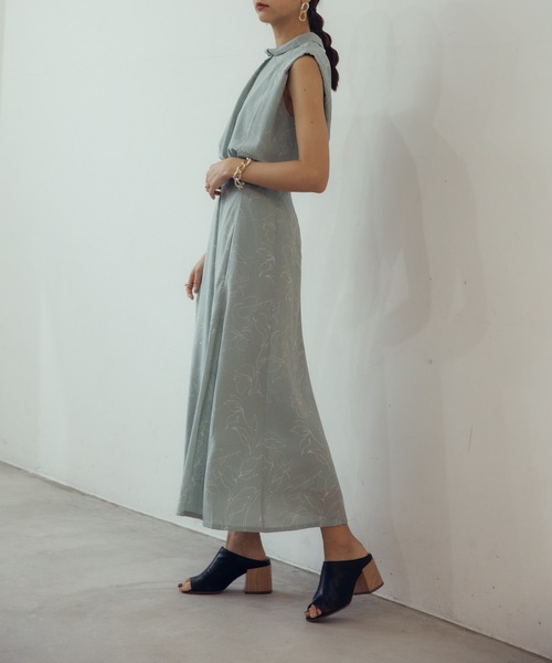 CIEL'AIR(シエルエアー)の「Print Flare Skirt(スカート・レディース・グリーン/ホワイト・LARGE/MEDIUM)」の11枚目の写真