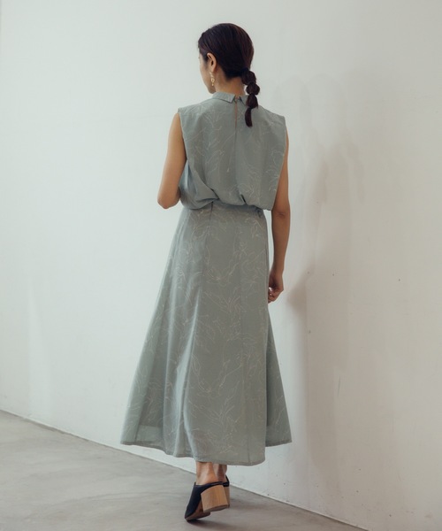 CIEL'AIR(シエルエアー)の「Print Flare Skirt(スカート・レディース・グリーン/ホワイト・LARGE/MEDIUM)」の12枚目の写真