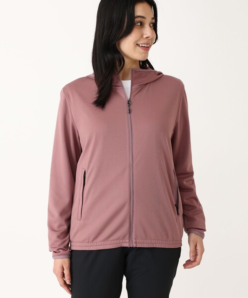 Columbia（コロンビア）の「UVカット 速乾 軽量 Columbia／ウィメンズ アラトナ トレイル ロングスリーブ フルジップ ／コロンビア（パーカー・レディース・ブラック/オレンジ/ホワイト/ベージュ/レッド・S/L/XL/M）」の4枚目の写真