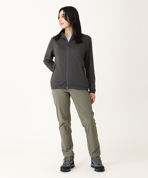 Columbia（コロンビア）の「UVカット 速乾 軽量 Columbia／ウィメンズ アラトナ トレイル ロングスリーブ フルジップ ／コロンビア（パーカー・レディース・ブラック/オレンジ/ホワイト/ベージュ/レッド・S/L/XL/M）」の19枚目の写真