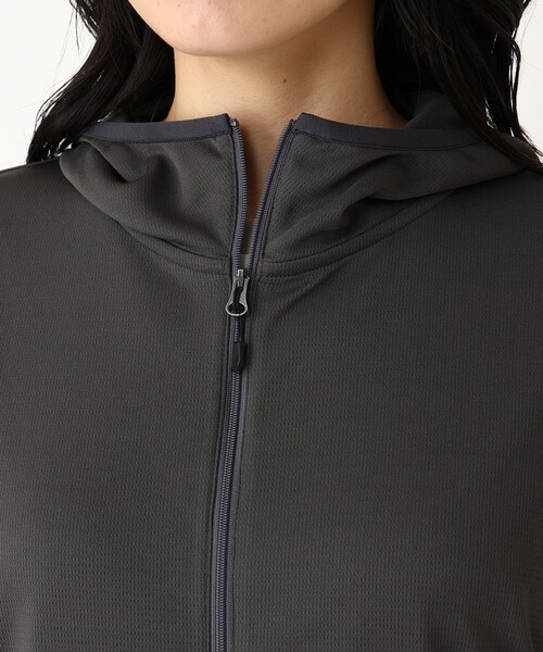 Columbia（コロンビア）の「UVカット 速乾 軽量 Columbia／ウィメンズ アラトナ トレイル ロングスリーブ フルジップ ／コロンビア（パーカー・レディース・ブラック/オレンジ/ホワイト/ベージュ/レッド・S/L/XL/M）」の12枚目の写真