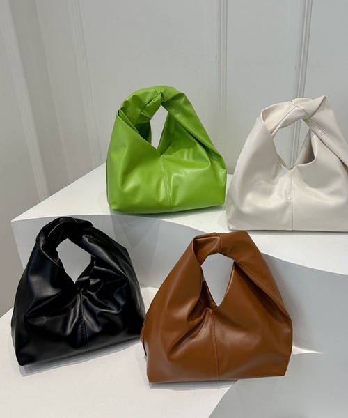 VIBGYOR(ヴィブジョー)の「urbanfemine./合成皮革ハンドバッグ U7424(ハンドバッグ・レディース・ブラック/ブラウン/ホワイト/グリーン・FREE)」の8枚目の写真