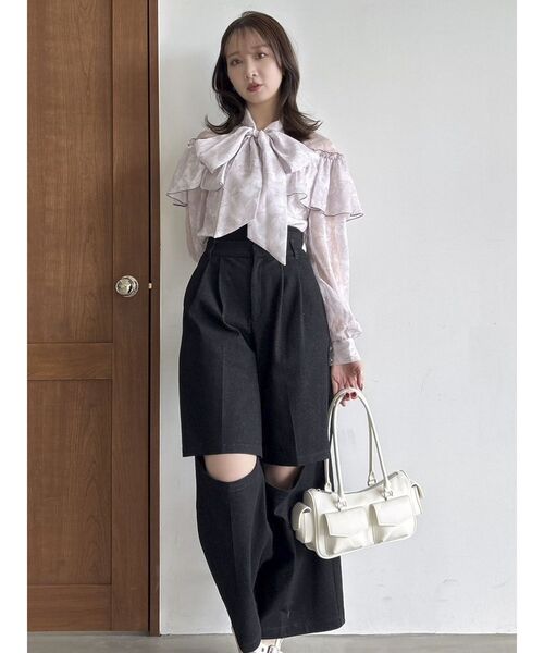 dazzlin（ダズリン）の「ツインポケットボストンバッグ（ボストンバッグ・レディース・オフホワイト/ブルー/ブラウン/オレンジ・FREE）」の18枚目の写真