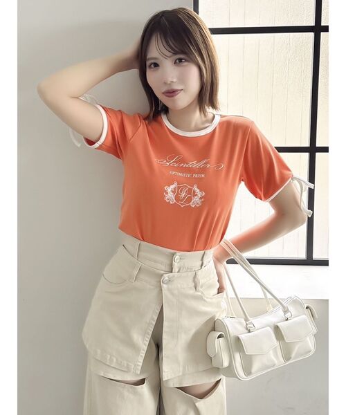 dazzlin（ダズリン）の「ツインポケットボストンバッグ（ボストンバッグ・レディース・オフホワイト/ブルー/ブラウン/オレンジ・FREE）」の19枚目の写真