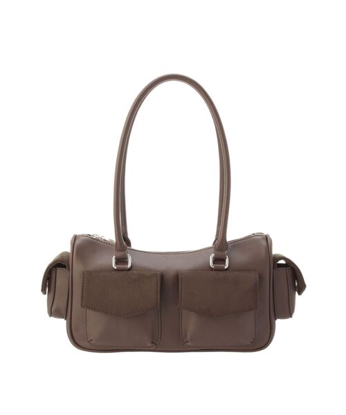 dazzlin（ダズリン）の「ツインポケットボストンバッグ（ボストンバッグ・レディース・オフホワイト/ブルー/ブラウン/オレンジ・FREE）」の14枚目の写真