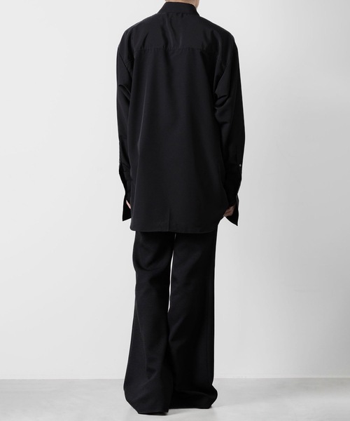 ato（アトウ）の「OVERSIZED DOUBLE CUFFS SHIRT（シャツ/ブラウス・メンズ・ブラック/ホワイト・48/46/44）」の17枚目の写真