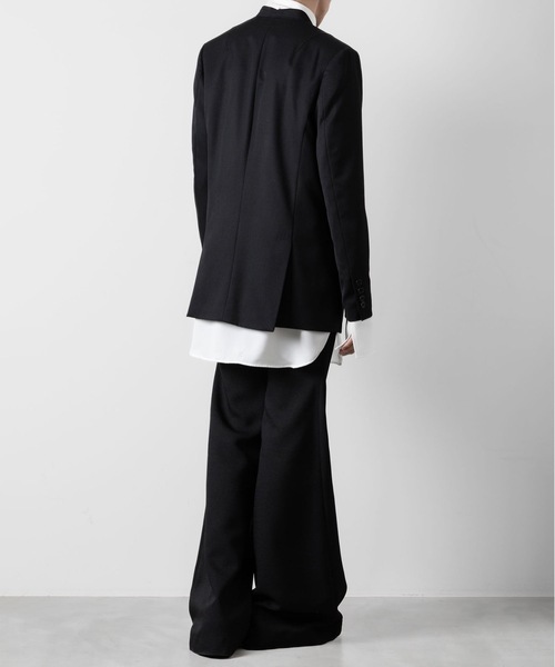 ato（アトウ）の「OVERSIZED DOUBLE CUFFS SHIRT（シャツ/ブラウス・メンズ・ブラック/ホワイト・48/46/44）」の19枚目の写真