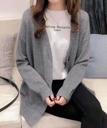 ドロップショルダーカーディガン