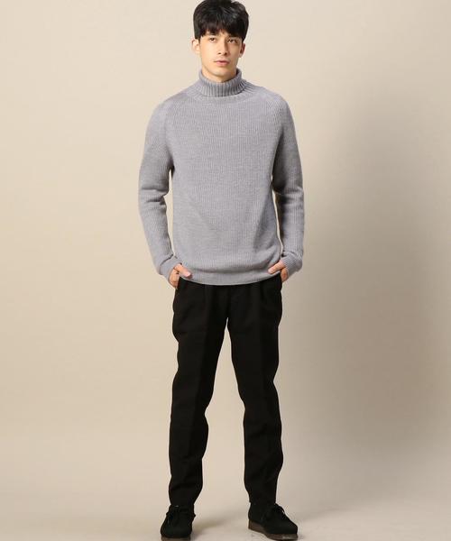 BEAUTY&YOUTH UNITED ARROWS(ビューティーアンドユースユナイテッドアローズ)の「BY ウール アゼ タートルネック ニット◆(ニット/セーター・メンズ・グレー/ネイビー/ブラウン/ホワイト・SMALL/X-LARGE/MEDIUM/LARGE)」の8枚目の写真