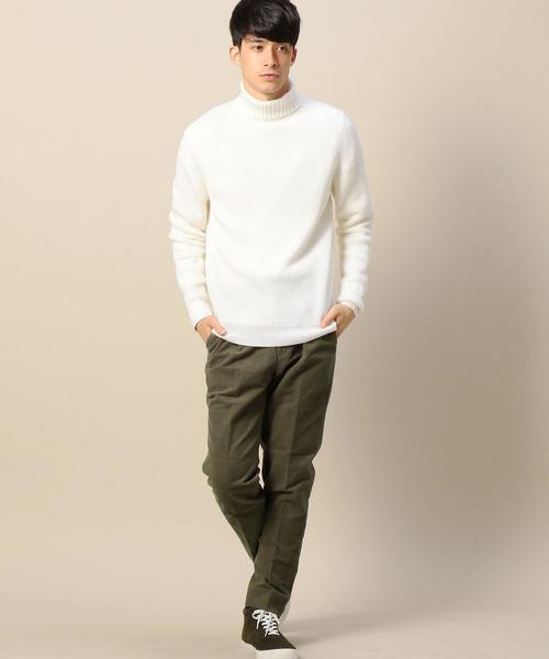 BEAUTY&YOUTH UNITED ARROWS(ビューティーアンドユースユナイテッドアローズ)の「BY ウール アゼ タートルネック ニット◆(ニット/セーター・メンズ・グレー/ネイビー/ブラウン/ホワイト・SMALL/X-LARGE/MEDIUM/LARGE)」の19枚目の写真