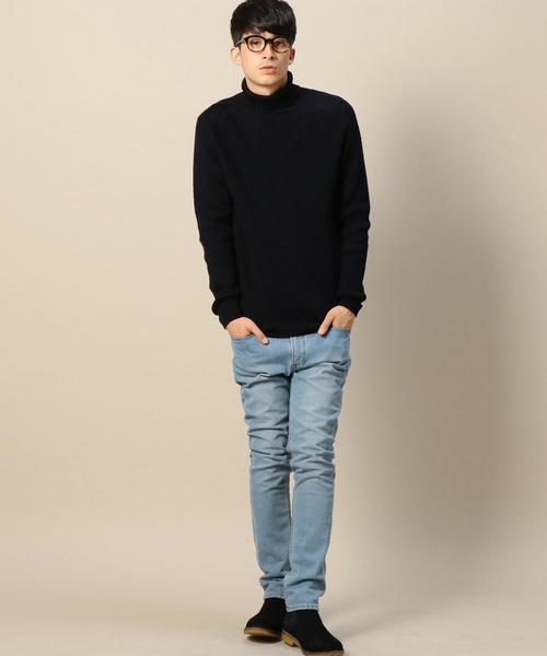 BEAUTY&YOUTH UNITED ARROWS(ビューティーアンドユースユナイテッドアローズ)の「BY ウール アゼ タートルネック ニット◆(ニット/セーター・メンズ・グレー/ネイビー/ブラウン/ホワイト・SMALL/X-LARGE/MEDIUM/LARGE)」の21枚目の写真