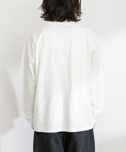 URBAN RESEARCH Sonny Label(アーバンリサーチサニーレーベル)の「ナイロンポケット切替ロングスリーブTEE(Tシャツ/カットソー・メンズ・チャコールグレー/ブラック/ホワイト・MEDIUM/LARGE/X-LARGE)」の12枚目の写真