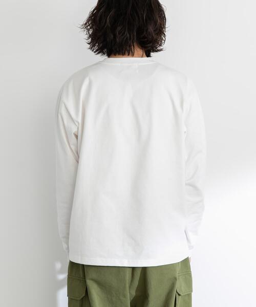 URBAN RESEARCH Sonny Label(アーバンリサーチサニーレーベル)の「ナイロンポケット切替ロングスリーブTEE(Tシャツ/カットソー・メンズ・チャコールグレー/ブラック/ホワイト・MEDIUM/LARGE/X-LARGE)」の15枚目の写真
