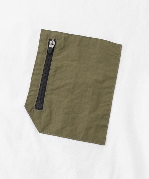 URBAN RESEARCH Sonny Label(アーバンリサーチサニーレーベル)の「ナイロンポケット切替ロングスリーブTEE(Tシャツ/カットソー・メンズ・チャコールグレー/ブラック/ホワイト・MEDIUM/LARGE/X-LARGE)」の18枚目の写真