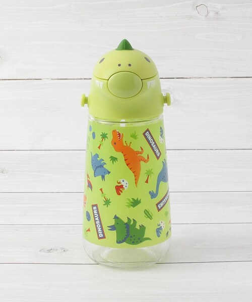 one'sterrace(ワンズテラス)の「ディノサウルス ダイカットストローボトル 420ml(その他ベビー用品・レディース・グリーン系その他6・99)」の3枚目の写真