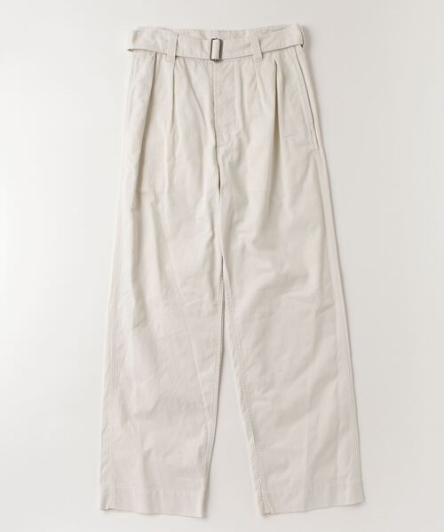 MHL.（エムエイチエル）の「LIGHT ORGANIC COTTON DRILL（その他パンツ・メンズ・ホワイト/ブラック・SMALL/MEDIUM/LARGE）」の8枚目の写真