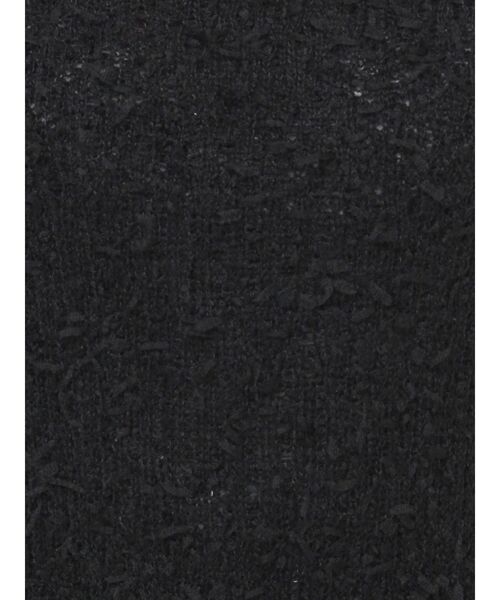 MURUA（ムルーア）の「テープヤーンハーフスリーブニット（ニット/セーター・レディース・ブラック/アイボリー/ブルー・FREE）」の6枚目の写真