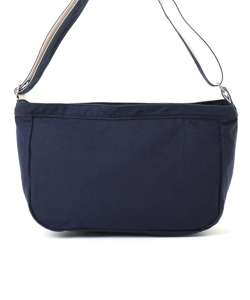 Manhattan Portage（マンハッタンポーテージ）の「GAZETTE CROSSBODY BAG CANVAS LITE 25（ショルダーバッグ・レディース・ナチュラル/ダークネイビー・MEDIUM）」の14枚目の写真