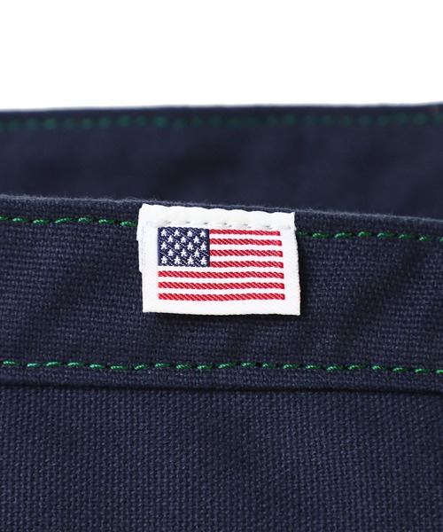 Manhattan Portage（マンハッタンポーテージ）の「GAZETTE CROSSBODY BAG CANVAS LITE 25（ショルダーバッグ・レディース・ナチュラル/ダークネイビー・MEDIUM）」の7枚目の写真