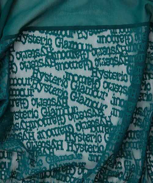 HYSTERIC GLAMOUR(ヒステリックグラマー)の「TYPE LOGO柄ジャカード ブルゾン(ブルゾン・レディース・グリーン系その他/ブラック系その他・FREE)」の7枚目の写真