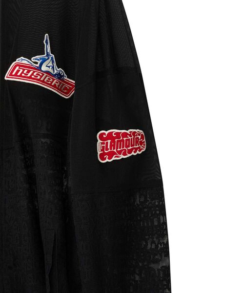 HYSTERIC GLAMOUR(ヒステリックグラマー)の「TYPE LOGO柄ジャカード ブルゾン(ブルゾン・レディース・グリーン系その他/ブラック系その他・FREE)」の10枚目の写真