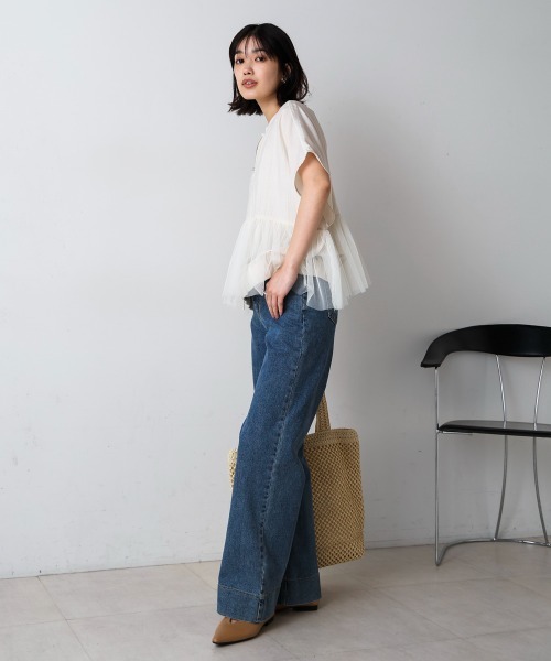 Bou Jeloud（ブージュルード）の「チュールドッキングジャケット（その他アウター・レディース・ブラック/ホワイト系その他・FREE）」の17枚目の写真