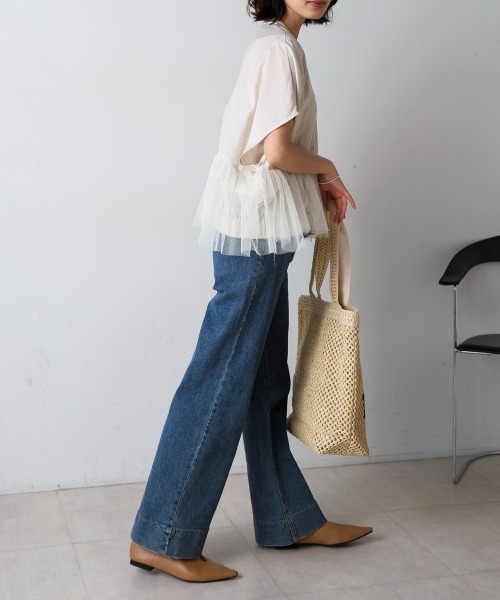 Bou Jeloud（ブージュルード）の「チュールドッキングジャケット（その他アウター・レディース・ブラック/ホワイト系その他・FREE）」の21枚目の写真