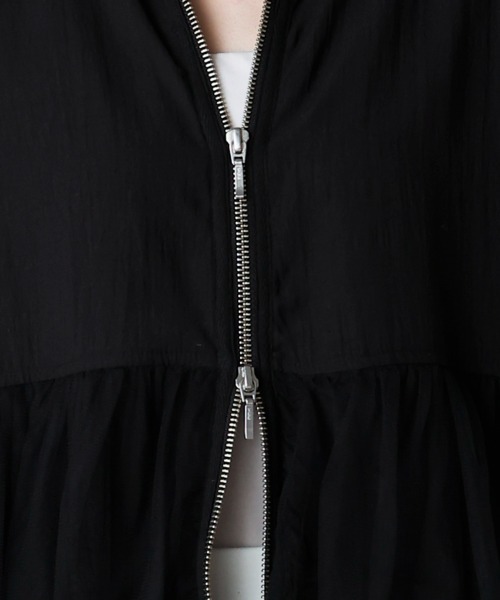 Bou Jeloud（ブージュルード）の「チュールドッキングジャケット（その他アウター・レディース・ブラック/ホワイト系その他・FREE）」の12枚目の写真