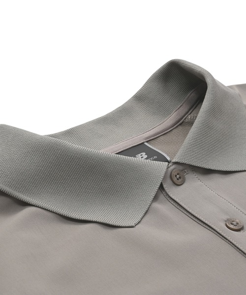 New Balance ポロシャツ 6 ホワイト/グレー New Balance ポロシャツ MET24 Woven Polo Shirt メンズ