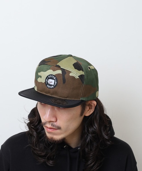 7Union(セブンユニオン)の「7UNION 7 bullet カモフラ ショートブリムキャップ(キャップ・メンズ・カモフラージュ/ウッドランド・FREE)」の7枚目の写真