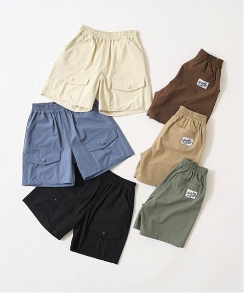 b・ROOM（ビールーム）の「カーゴポケット4分丈パンツ（その他パンツ・キッズ・ベージュ/アイボリー/ダークブラウン/ブラック/カーキ/ブルー系その他2・130cm/120cm/150cm/140cm/110cm/100cm）」の7枚目の写真