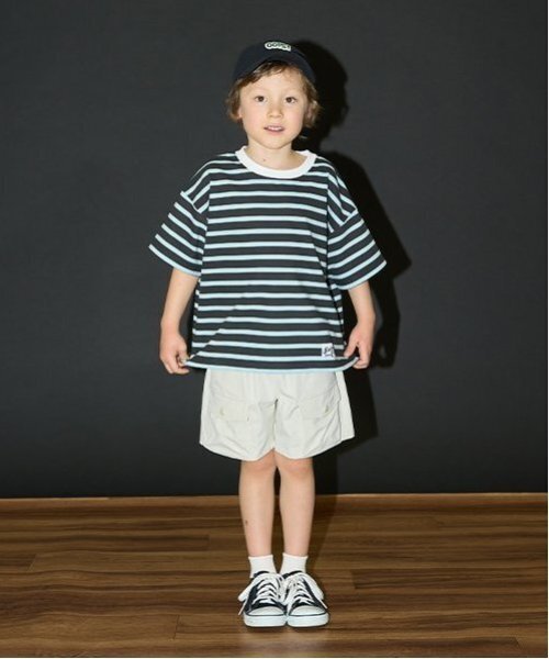 b・ROOM（ビールーム）の「カーゴポケット4分丈パンツ（その他パンツ・キッズ・ベージュ/アイボリー/ダークブラウン/ブラック/カーキ/ブルー系その他2・130cm/120cm/150cm/140cm/110cm/100cm）」の15枚目の写真