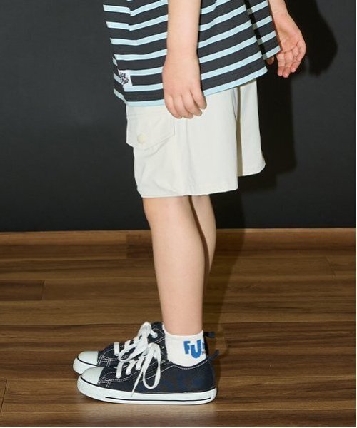 b・ROOM（ビールーム）の「カーゴポケット4分丈パンツ（その他パンツ・キッズ・ベージュ/アイボリー/ダークブラウン/ブラック/カーキ/ブルー系その他2・130cm/120cm/150cm/140cm/110cm/100cm）」の16枚目の写真