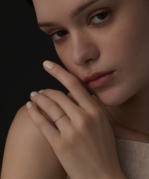 CENE（セネ）の「【CENE】セネ/スリムシンプルリング（リング・レディース・シルバー/ゴールド・#11/#9/#7/#13）」の3枚目の写真