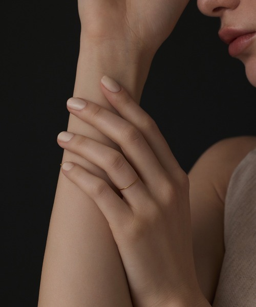 CENE（セネ）の「【CENE】セネ/スリムシンプルリング（リング・レディース・シルバー/ゴールド・#11/#9/#7/#13）」の4枚目の写真